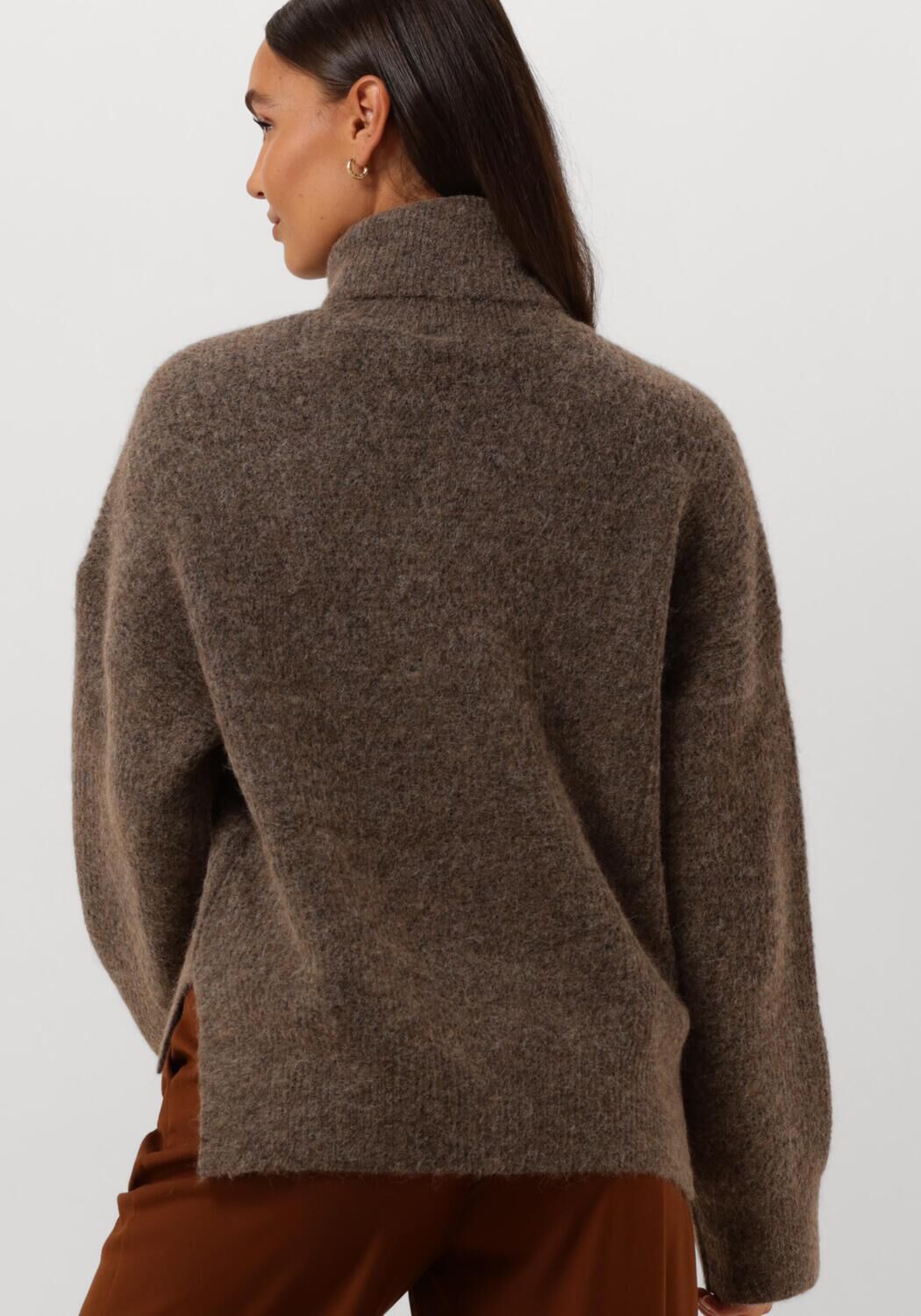 GESTUZ Dames Truien & Vesten Alphagz Rollneck Taupe