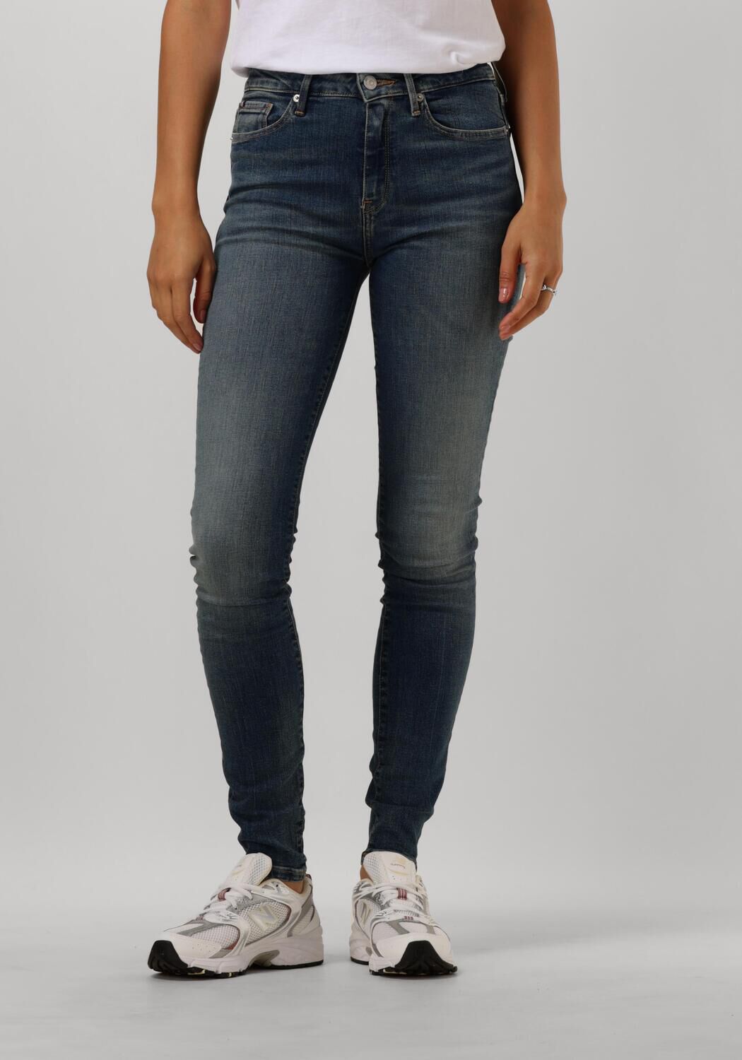 Tommy Hilfiger Como Skinny Jeans voor Stijlvol Comfort Blue Dames
