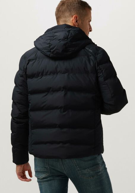 Donkerblauwe CAST IRON Gewatteerde jas HOODED JACKET DEWSTER SPEEDGUARD - large