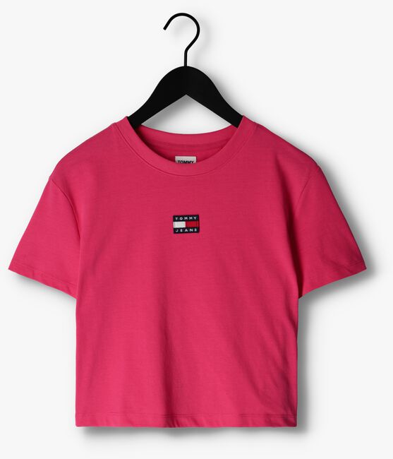 Roze TOMMY JEANS T-shirt TJW TOMMY CENTER BADGE TEE - large