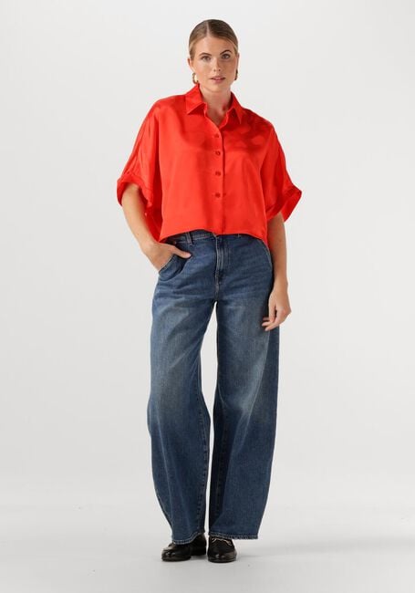 Oranje ALIX THE LABEL Blouses LADIES WOVEN HEARTS BLOUSE Oranje ALIX THE LABEL Blouses LADIES WOVEN HEARTS BLOUSE - large