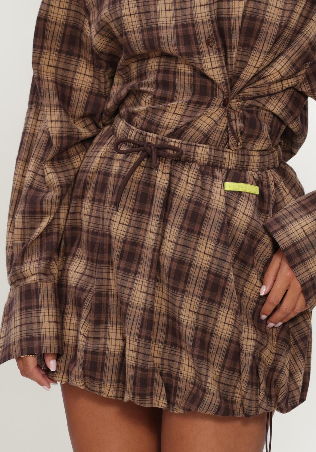 Bruine HARPER & YVE Minirok KENDALL-SK - large