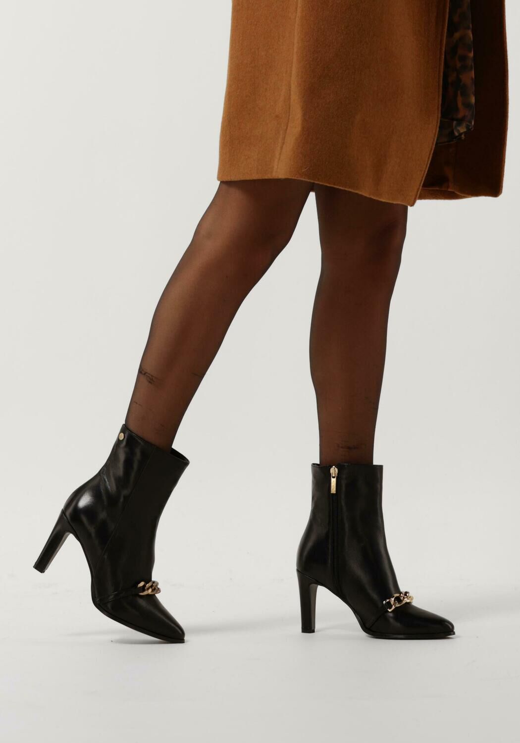 Zwarte NOTRE-V Enkellaarsjes 27439 - large