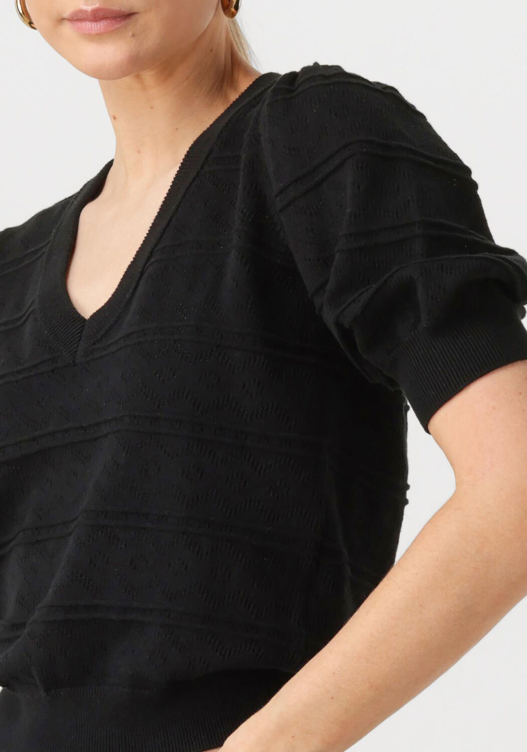 MINUS Dames Truien & Vesten Kesha Knit Pullover Zwart
