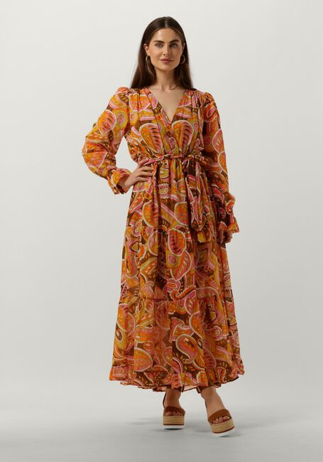 Oranje DEVOTION Maxi jurk MARTSELO - large