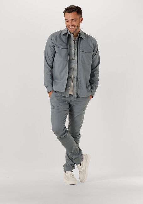 Grijze CAST IRON Overshirts CF RISER SHIRTJACKET - large