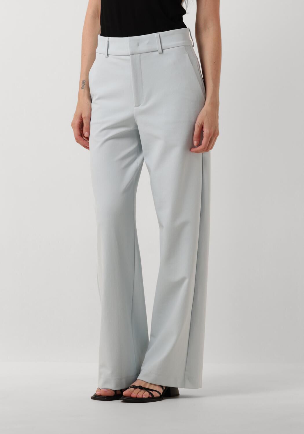 VANILIA Dames Broeken Tailored Twill Lichtblauw