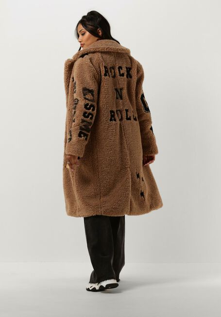 Cognac GOOSECRAFT Teddy jas GC RHONDA SCRIPT COAT - large