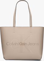Beige CALVIN KLEIN Shopper SCULPTED SHOPPER29 MONO - medium