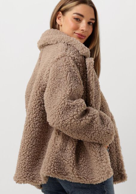 Zand UGG Teddy jas GERTRUDE SHORT TEDDY COAT - large