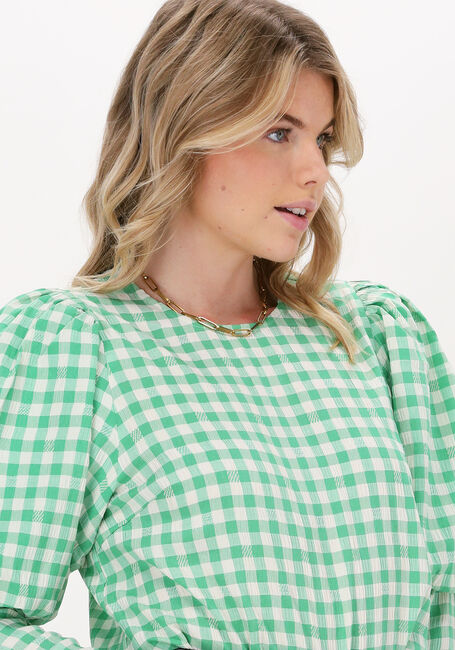 Groene CO'COUTURE Blouses CADIE CHECK BLOUSE - large