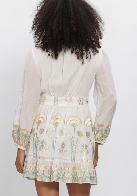Witte GREEK ARCHAIC KORI Mini jurk S6K-4073174 - large