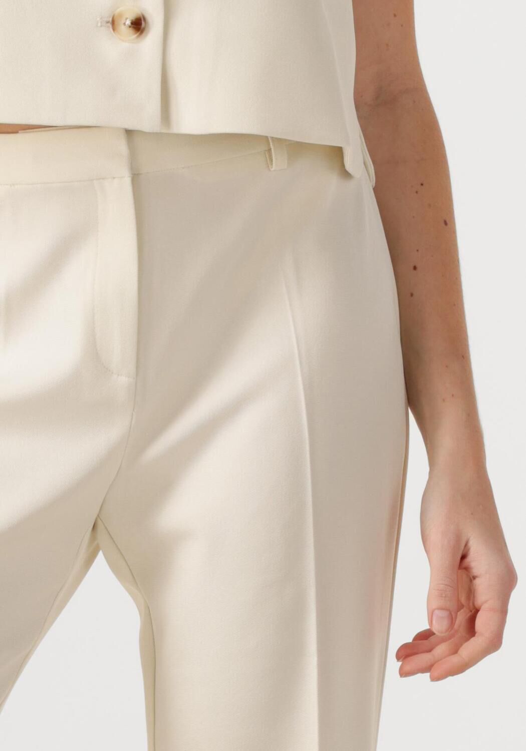 NEO NOIR Dames Broeken Alice Structure Pants Ecru