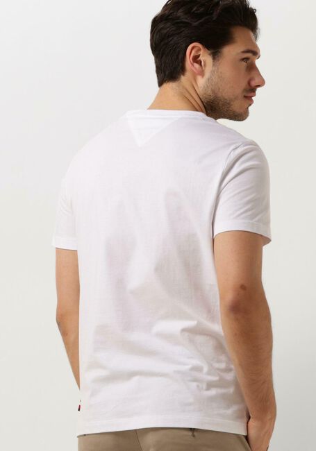 Witte TOMMY HILFIGER T-shirt SMALL HILFIGER TEE - large