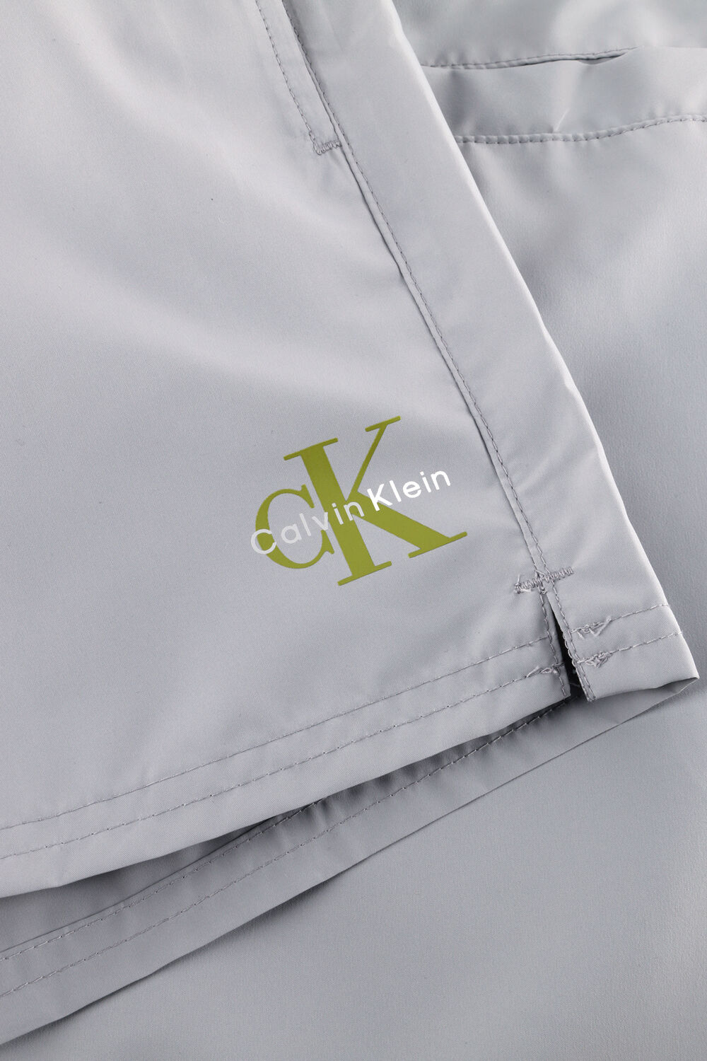 Lichtgrijze CALVIN KLEIN UNDERWEAR Zwembroeken SHORT DRAWSTRING WAISTBAND - large