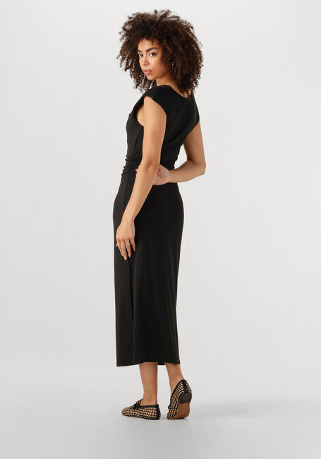 Zwarte EDITED Midi jurk WIARA DRESS - large