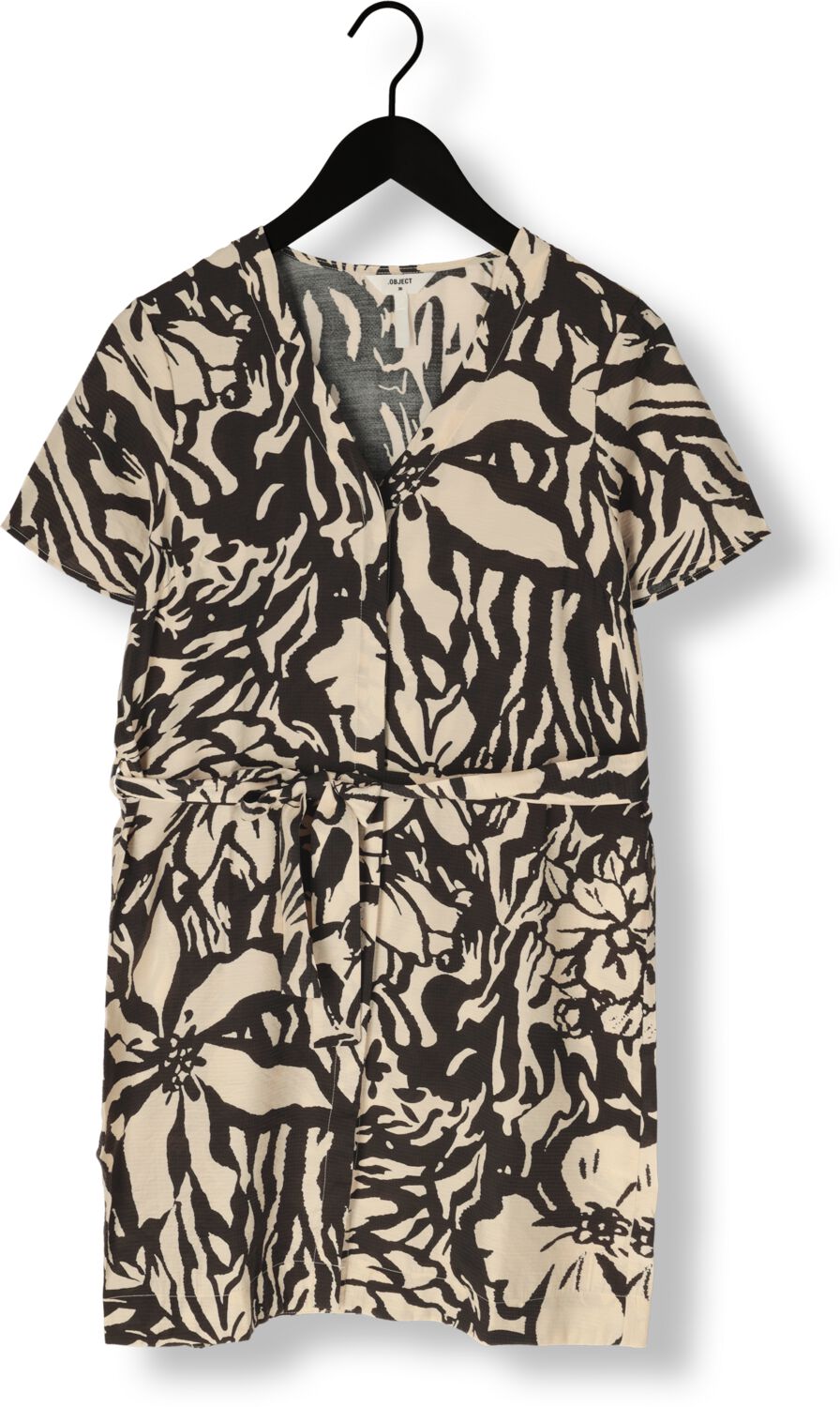 OBJECT Dames Jurken Objkarina S s Re Short Dress Noos Zwart