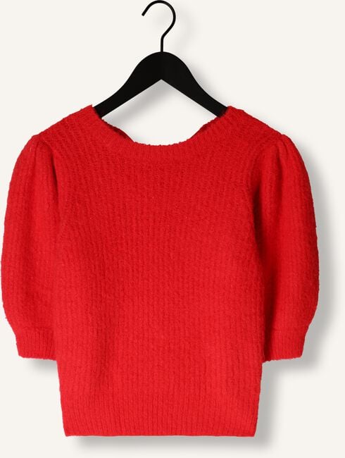 Rode CO'COUTURE Trui CORALIE BOW RIB KNIT Rode CO'COUTURE Trui CORALIE BOW RIB KNIT - large