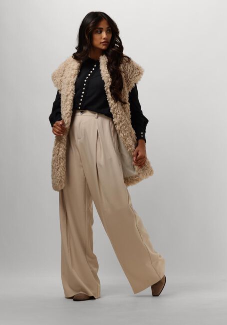 Zwarte RUBY TUESDAY Blouses IREM BLOUSE WITH SMALL PLEATS + BUTTONS PLACKET - large