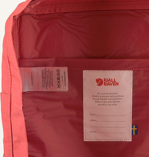 Rode FJALLRAVEN Rugtas KANKEN 15 Rode FJALLRAVEN Rugtas KANKEN 15 - large