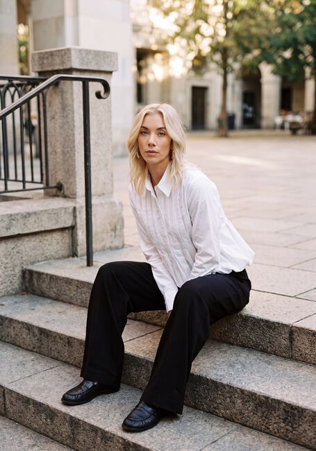 Witte COPENHAGEN MUSE Blouses CMPLEAT-SHIRT - large