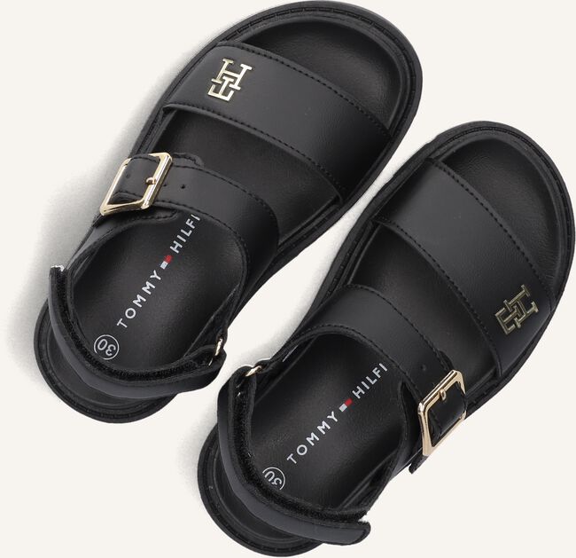 Zwarte TOMMY HILFIGER Platte sandalen 33785 Zwarte TOMMY HILFIGER Platte sandalen 33785 - large