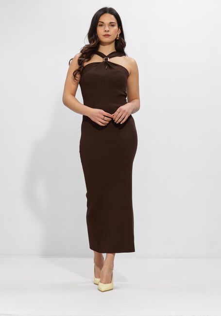 Bruine NOTRE-V Maxi jurk NV-HEIKE - large