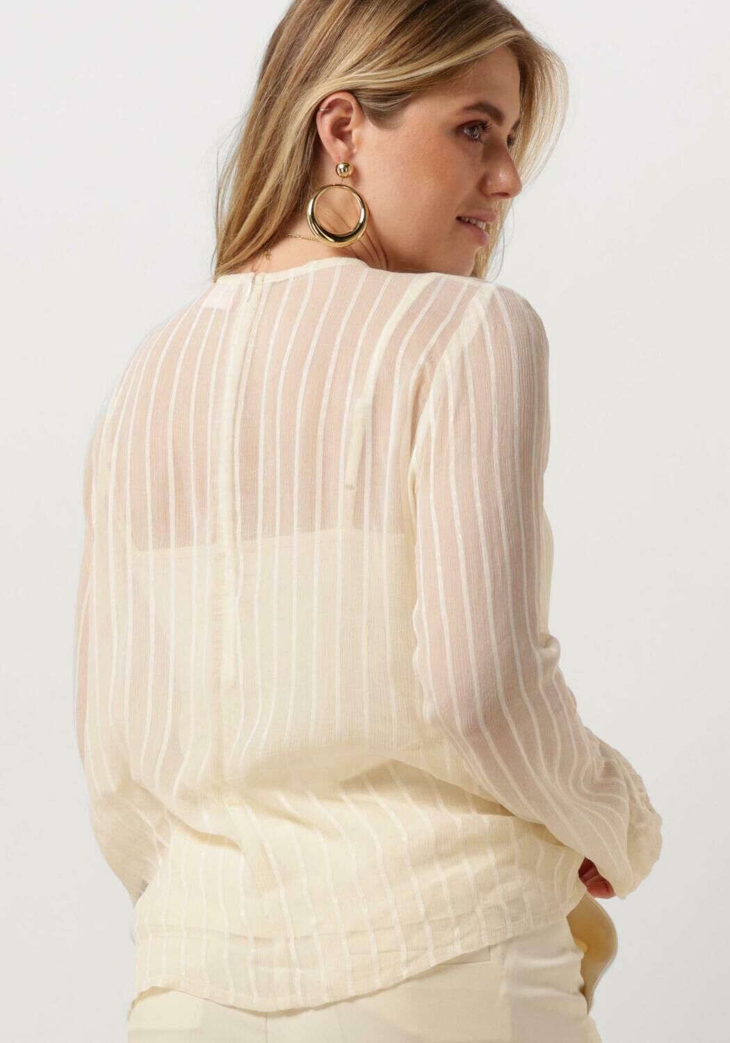 beige notre v blouse x bo teddy blouse