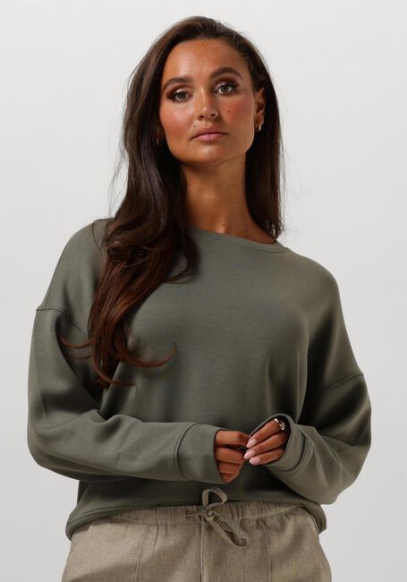 Groene MSCH COPENHAGEN Trui MSCHIMA Q SWEATERSHIRT - large