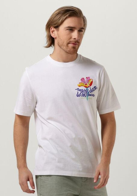 Witte SCOTCH & SODA T-shirt ENDLESS SUMMER ARTWORK TEE - large