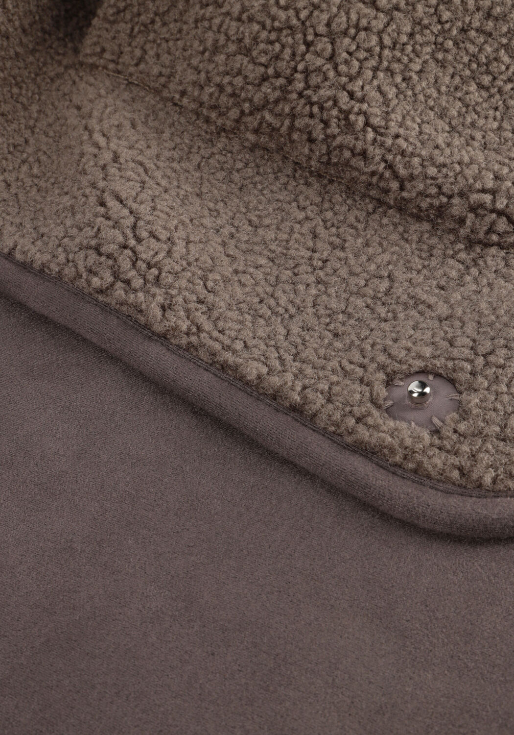 Bruine KNIT-TED Teddy jas JILL - large