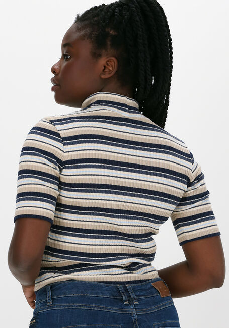 Blauwe MOS MOSH Top JOELINA SS TURTLE NECK TEE - large