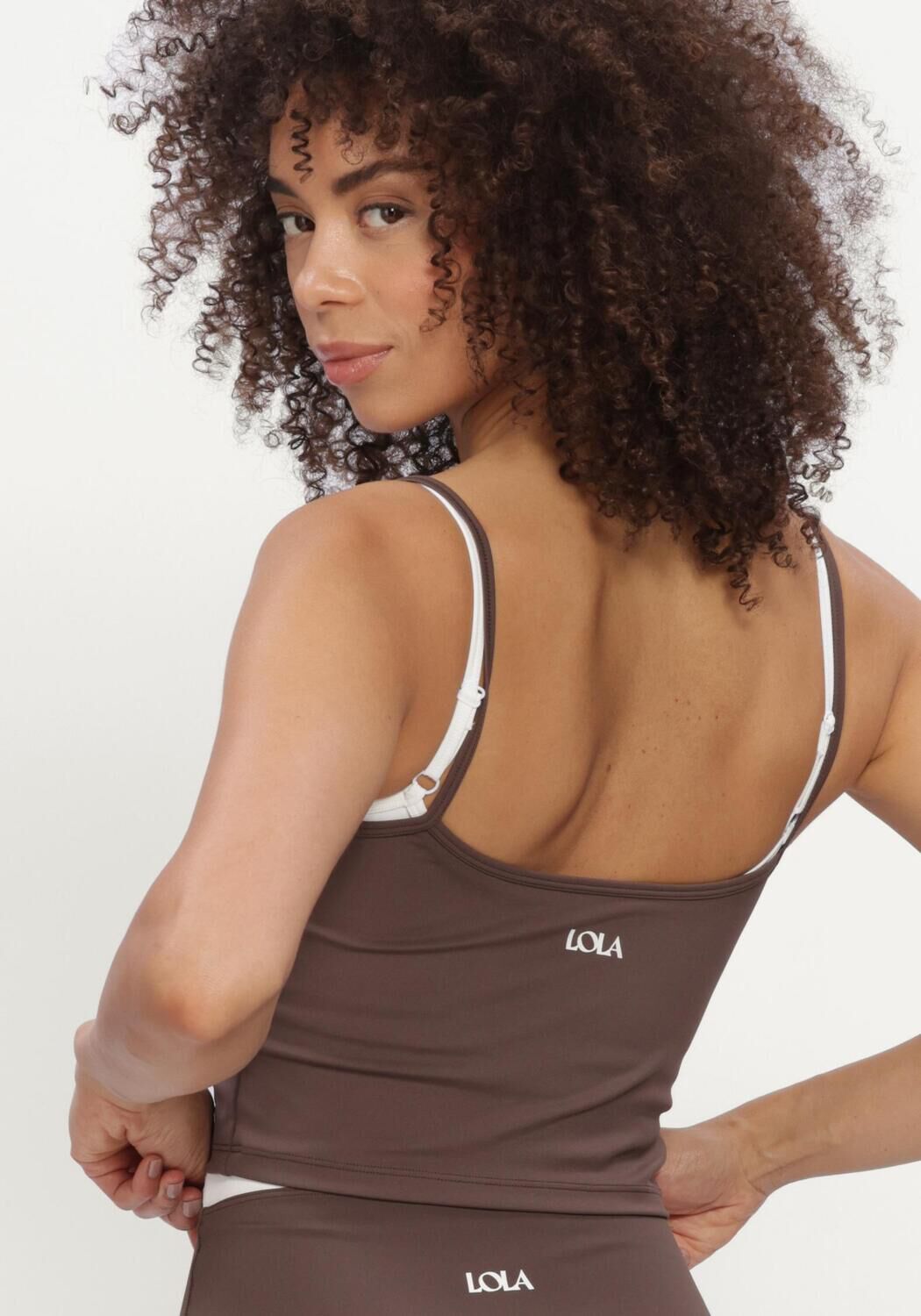 Bruine THE LOLA CLUB Top BRUNA TOP - large
