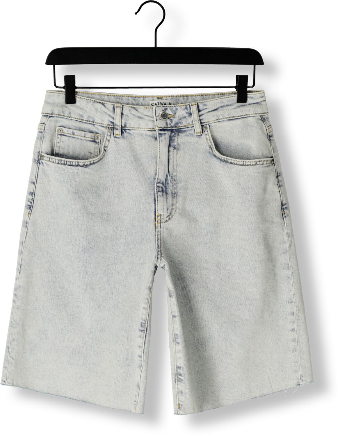 CATWALK JUNKIE Dames Broeken Loose Fit Jorts Grijs