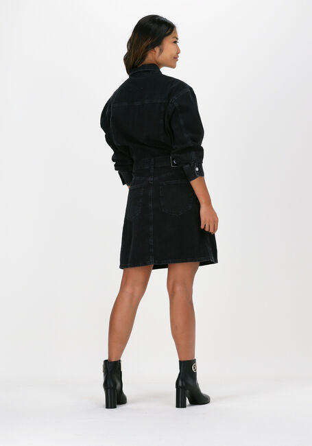 Zwarte CALVIN KLEIN Mini jurk A-LINE DENIM JACKET DRESS - large