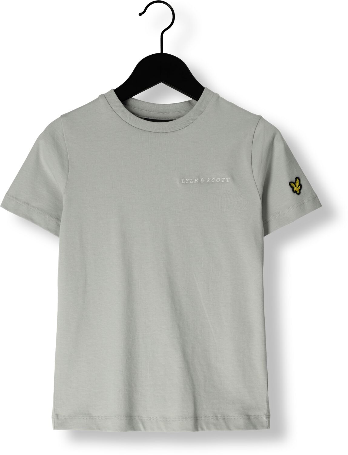 LYLE & SCOTT Jongens Polo's & T-shirts Script Embroidered T-shirt Grijs
