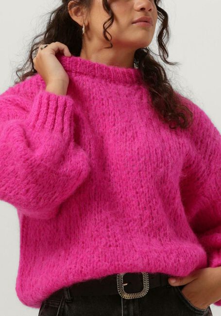 Roze AMERICAN DREAMS Trui LEONNIE ALPACA PULLOVER - large