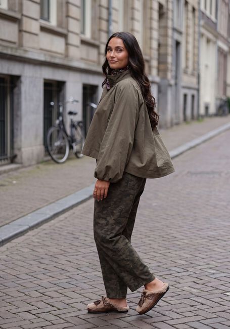 Khaki NEO NOIR Jack TIRSA TWILL JACKET - large