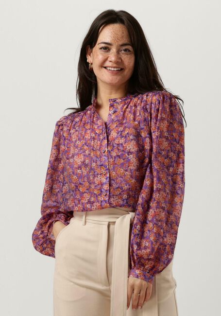 Paarse AAIKO Blouses ZOYA MAUVE FLOWER CO 520 - large