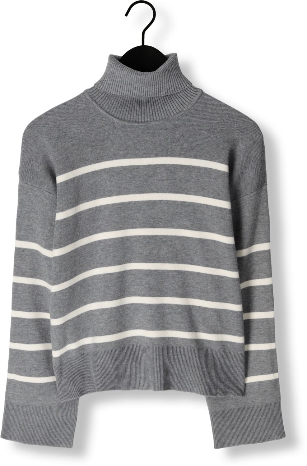 SELECTED FEMME Dames Truien & Vesten Slfkamma Ls Knit Roll Neck Grijs