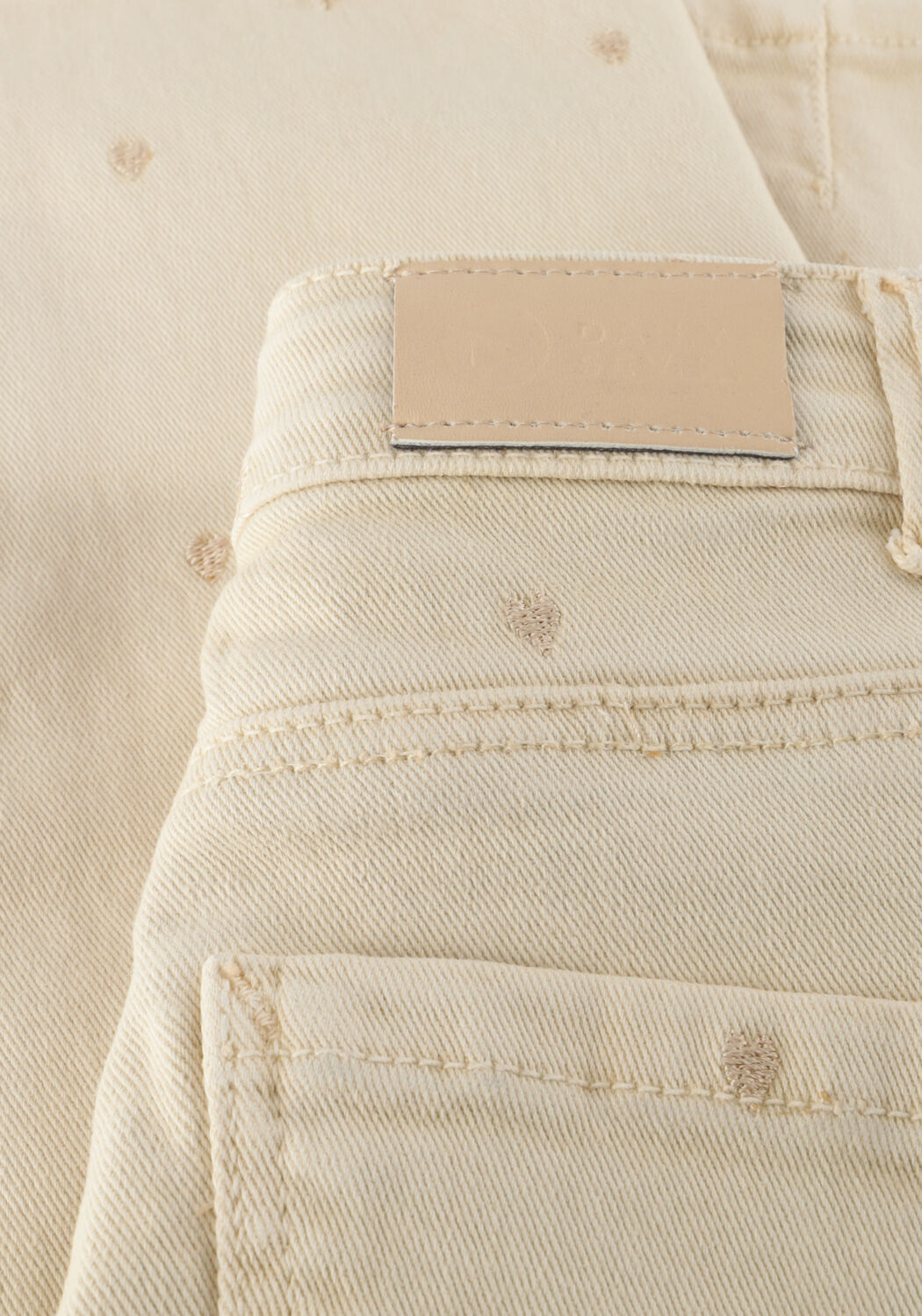 Ecru DAILY7 Lange broeken MOM FIT WASHED - large