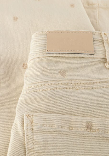 Beige DAILY7 Lange broeken MOM FIT WASHED - large