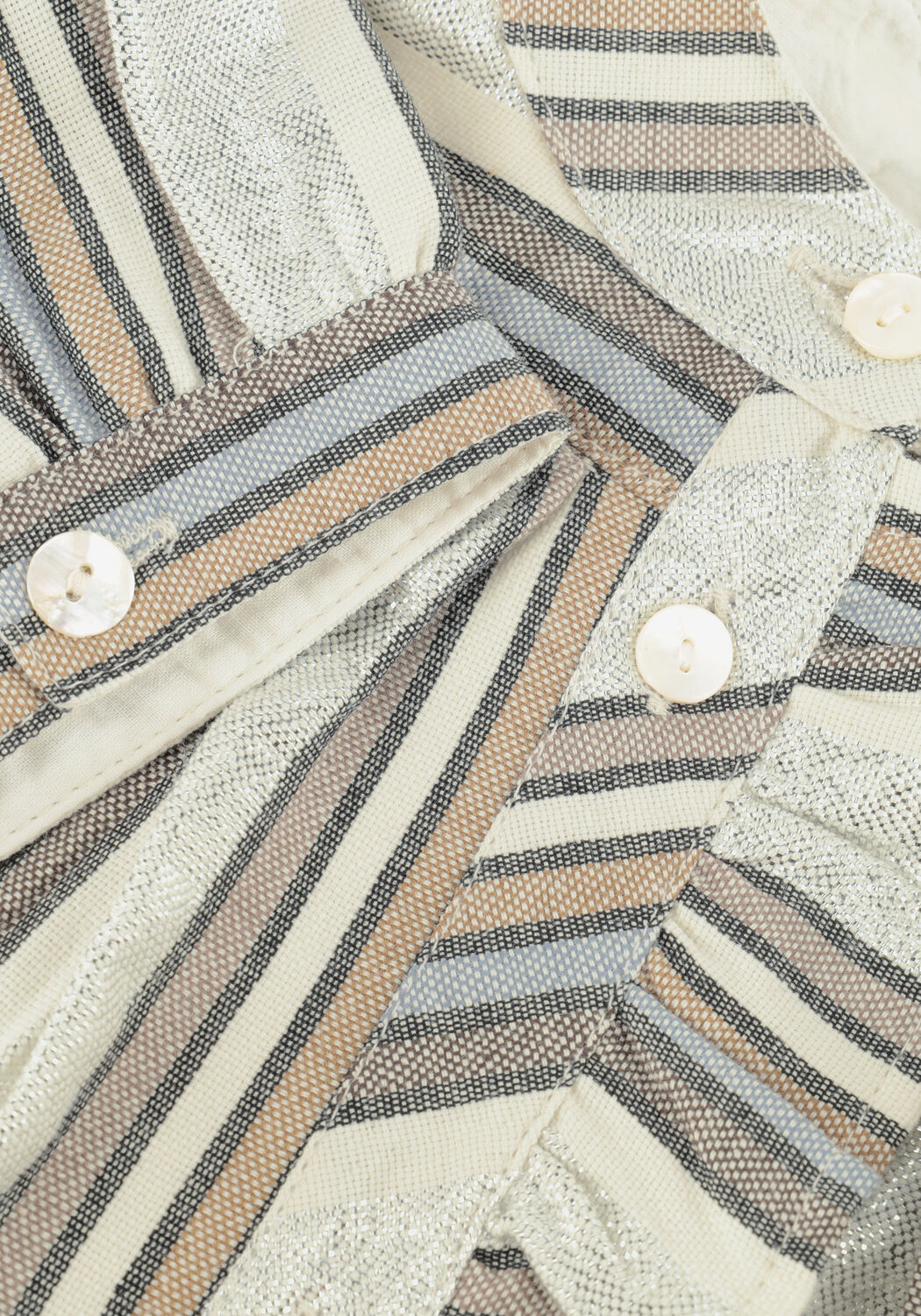 Multi SUMMUM Blouses BLOUSE SILVER STRIPE - large