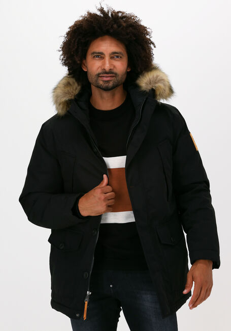 Zwarte TIMBERLAND Gewatteerde jas SCAR RIDGE PARKA DRYVENT - large