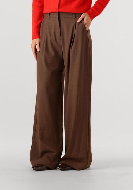 Bruine SUNCOO Wijde broek JONAS - large