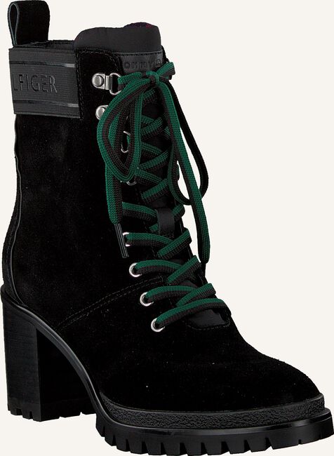 Zwarte TOMMY HILFIGER Veterboots SPORTY OUTDOOR MID HEEL LACE U Zwarte TOMMY HILFIGER Veterboots SPORTY OUTDOOR MID HEEL LACE U - large
