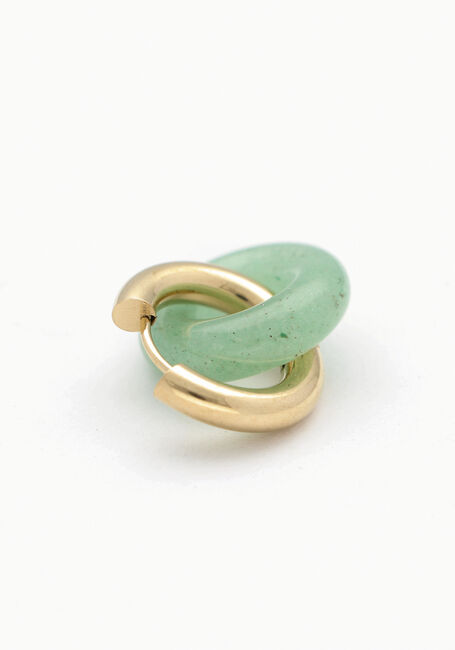 Groene NOTRE-V Oorbellen OMSS23-031 - large