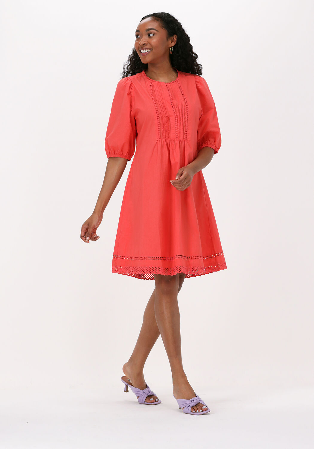 roze moliin mini jurk tracy