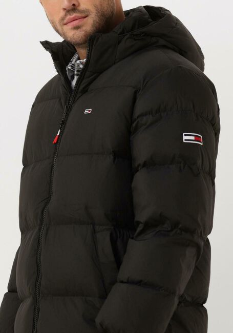 Zwarte TOMMY JEANS Parka's TJM ESSENTIAL DOWN PARKA - large