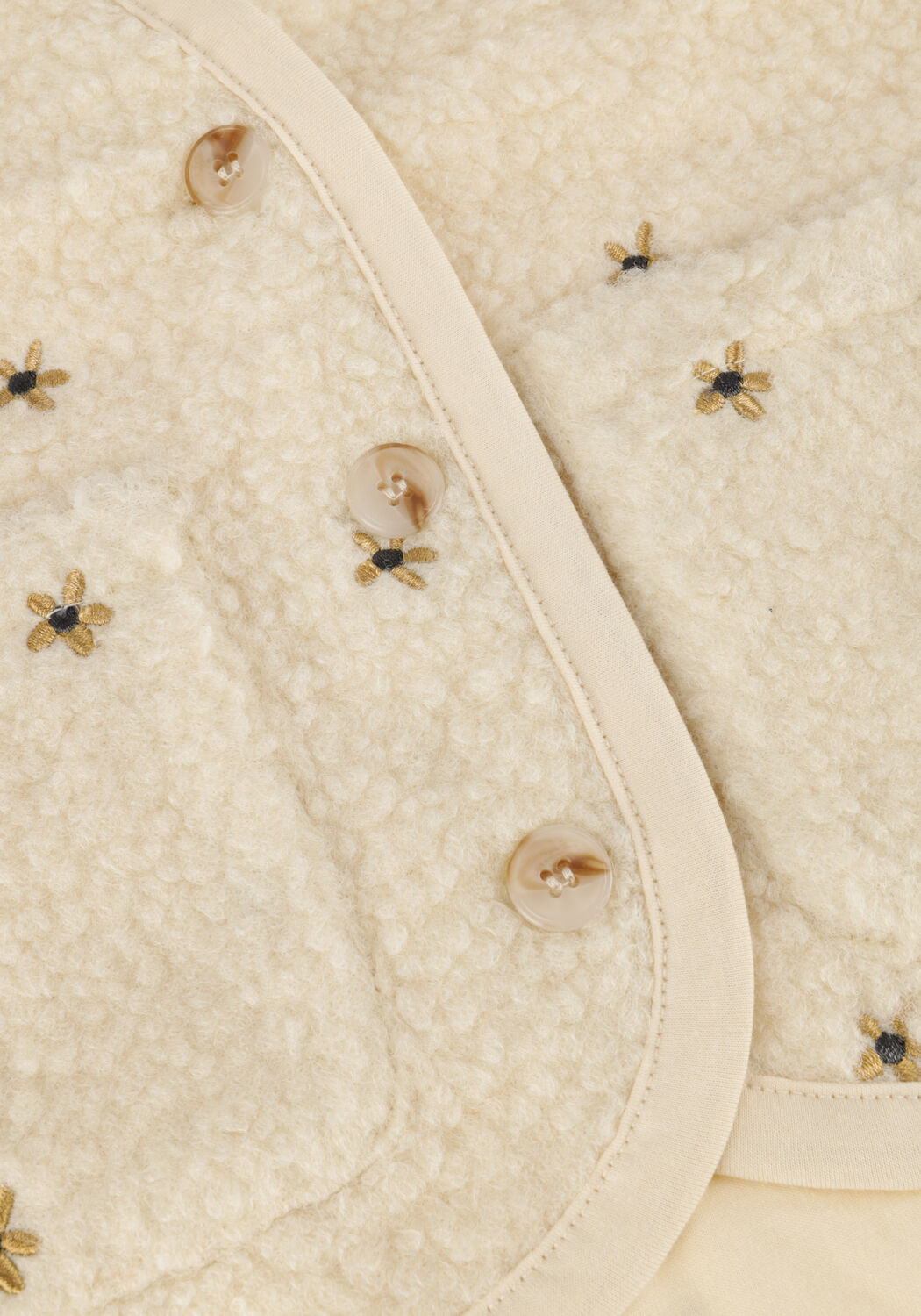 Zand DAILY7 Gilet TEDDY GILET EMBROIDERY - large